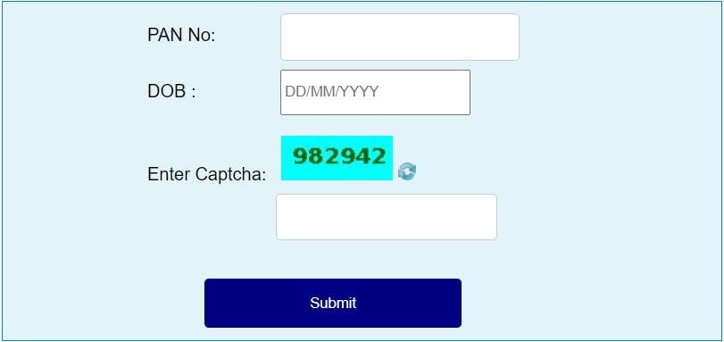 Pan Card Link Status Check Online